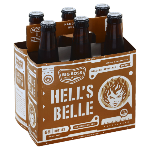 Big Boss Hell's Belle Belgian Style Ale Perspective: front