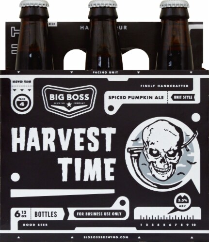 Big Boss Harvest Time Spiced Pumpkin Ale Perspective: front