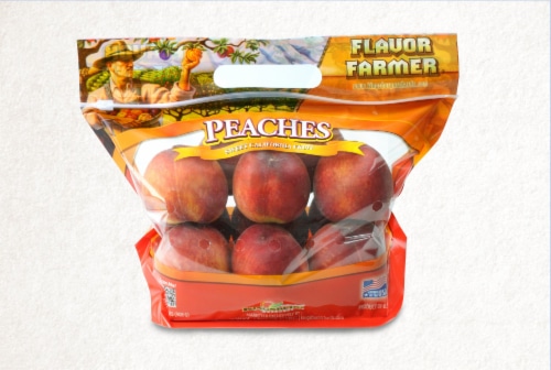 Flavor Farmer Peach Pouch Perspective: front