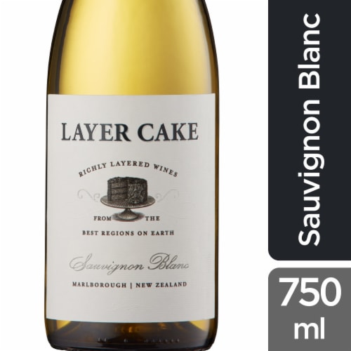 Layer Cake Sauvignon Blanc New Zealand White Wine Perspective: front