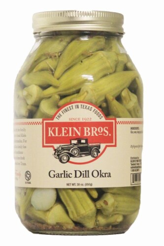 Klein Bros. Garlic Dill Okra Perspective: front