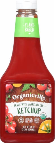 Organicville Organic Ketchup Perspective: front