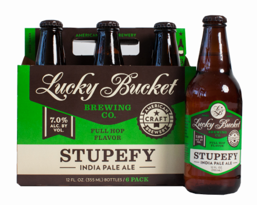 Lucky Bucket Stupefy IPA Perspective: front