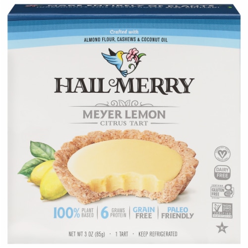 Hail Merry Meyer Lemon Miracle Tart Perspective: front