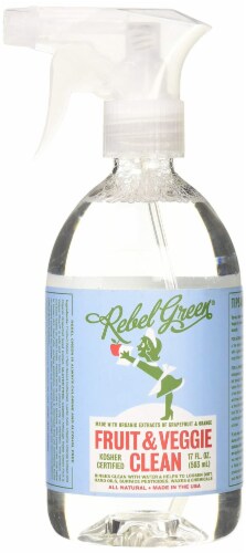 Rebel Green Fruit and Veggie Cleaning Spray Perspective: front