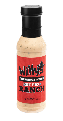 Willy's™ Dressings & Dips Hot Pico Ranch Salad Dressing Perspective: front