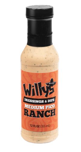 Willy's™ Dressings & Dips Medium Pico Ranch Salad Dressing Perspective: front