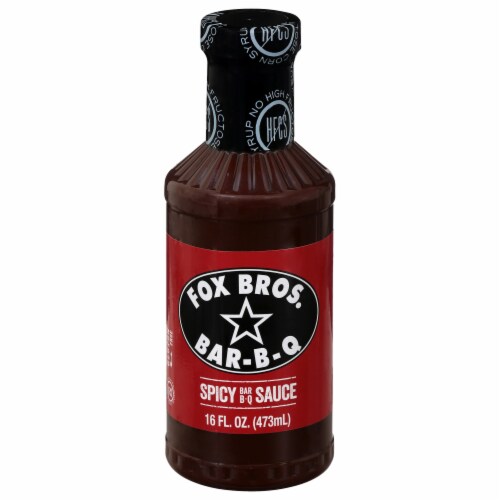 Fox Bros Spicy BBQ Sauce Perspective: front