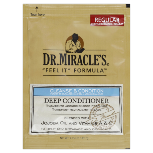 Dr. Miracle's Cleanse and Condition Regular Deep Conditioner Treatment Perspective: front