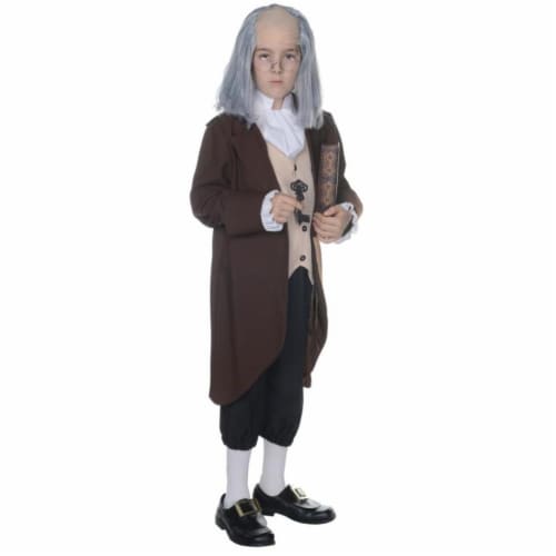 Morris UR25881SM Ben Franklin Child Costume, Size 4-6 Perspective: front