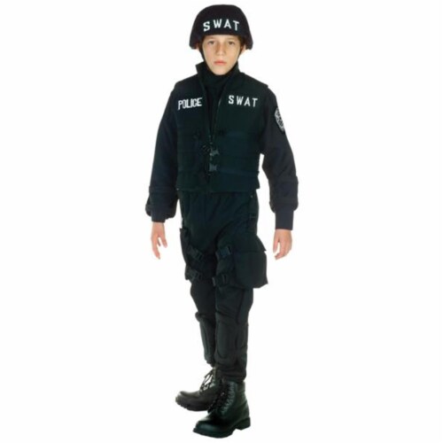 Costumes For All Occasions UR26087MD Swat Child Medium 6-8 Perspective: front