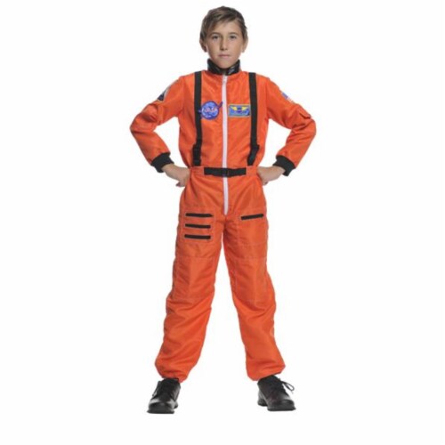Costumes For All Occasions  Astronaut Orange Child 10-12 Perspective: front