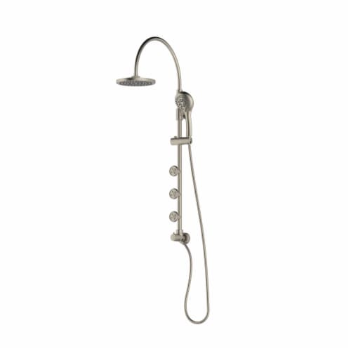 PULSE ShowerSpas Riviera Brushed Nickel Shower System, 1 Kroger