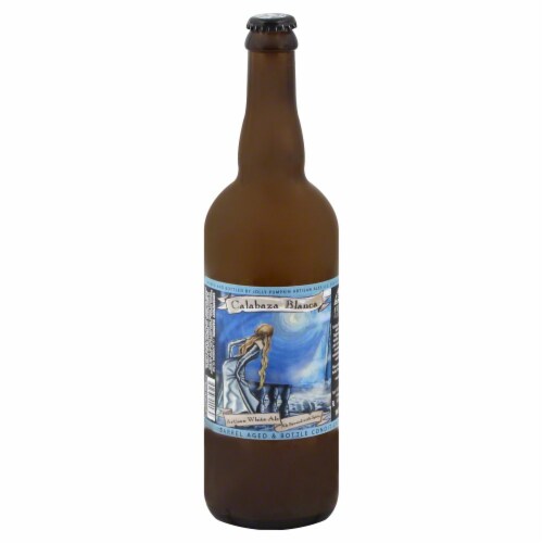 Jolly Pumpkin Calabaza Blanca Artisan White Ale Perspective: front