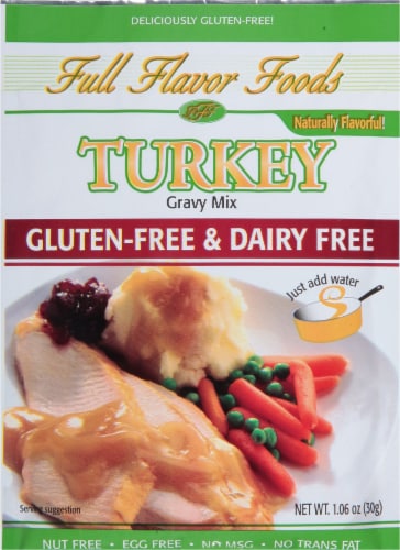 Full Flavor Foods Gluten-Free Turkey Gravy Mix Perspective: front