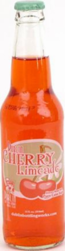 Dublin Cherry Limeade Soda Perspective: front