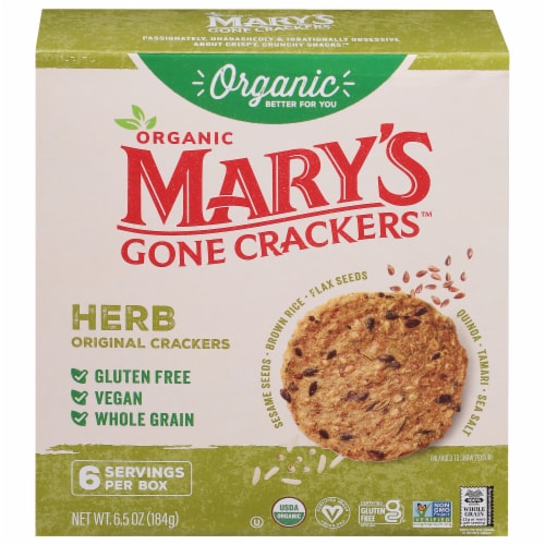Mary's Gone Crackers™ Herb Original Crackers Perspective: front