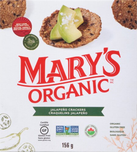 Mary's Gone Crackers™ Jalapeno Crackers Perspective: front