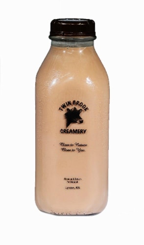 Twin Brook Creamery Chocolate Milk Perspective: front