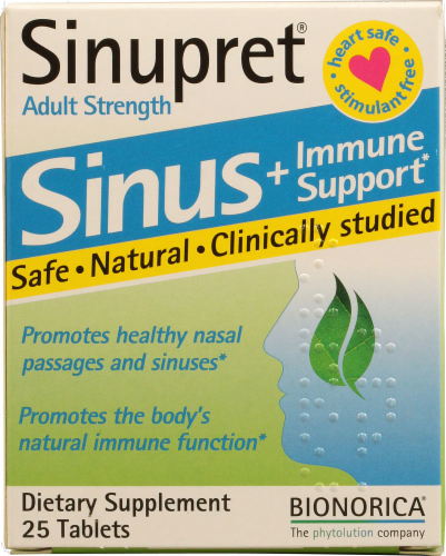 Sinupret Sinus & Imm Sprt Perspective: front