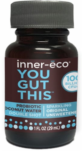 Inner-Eco® To Go Original Probiotic Coconut Water Perspective: front