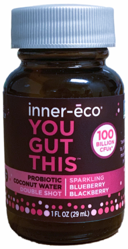 Inner-Eco® To Go Berry Probiotic Coconut Water Perspective: front