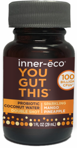 Inner-Eco® To Go Tropical Probiotic Coconut Water Perspective: front