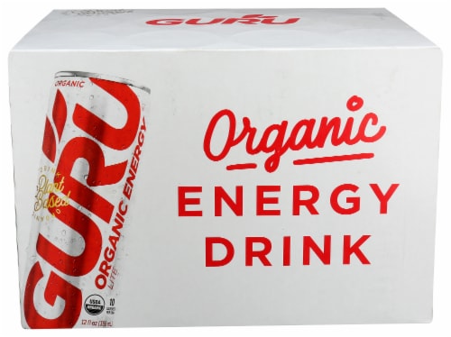 Guru Plant-Based Organic Lite Energy Drink Perspective: front