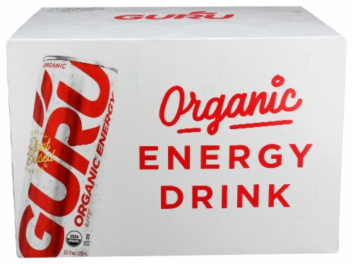 Guru Plant-Based Organic Lite Energy Drink Perspective: front