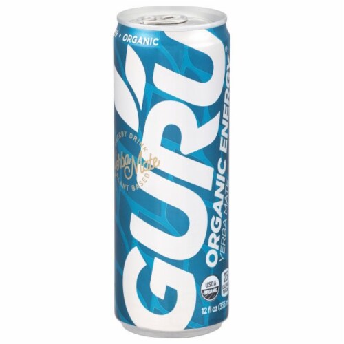 GURU Organic Yerba Mate Energy Drink Perspective: front