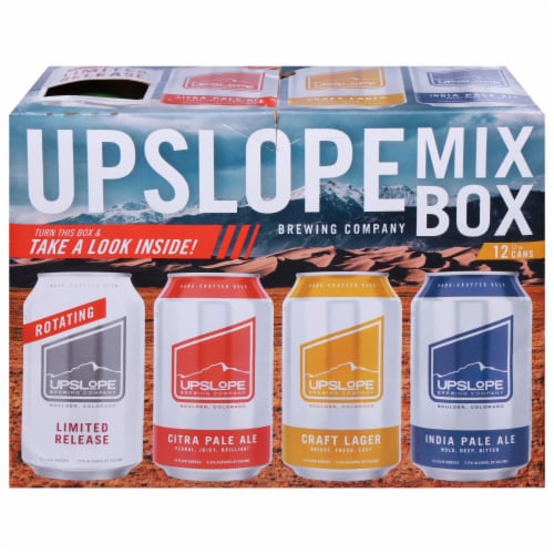 Upslope Brewing Co. Mix Box Beer Variety Pack Perspective: front