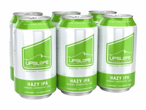 Upslope Brewing Co. Hazy IPA Perspective: front