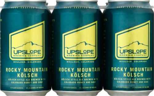 Upslope Brewing Co. Rocky Mountain Kolsch Craft Beer Perspective: front
