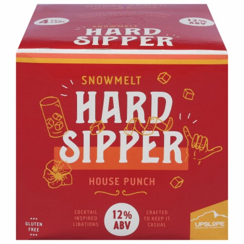 Upslope Brewing Co. Snowmelt House Punch Hard Sipper Cocktail Perspective: front