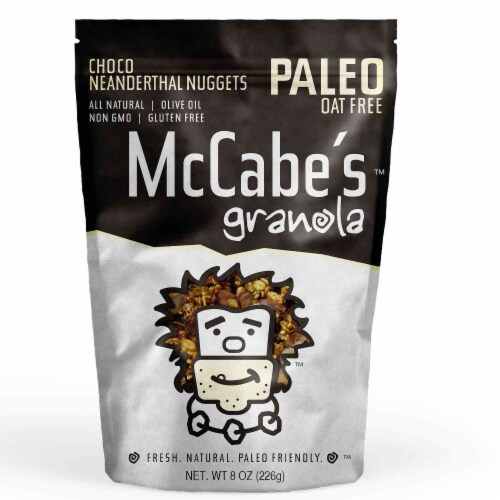 McCabe's  Granola Paleo Friendly Gluten Free   Choco Neanderthal Nuggets Perspective: front