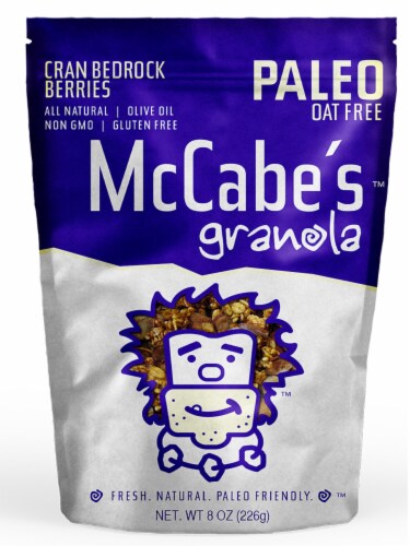 McCabe's  Granola Paleo Friendly Gluten Free   Cran Bedrock Berries Perspective: front