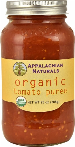 Appalachian Naturals Organic Tomato Puree Perspective: front
