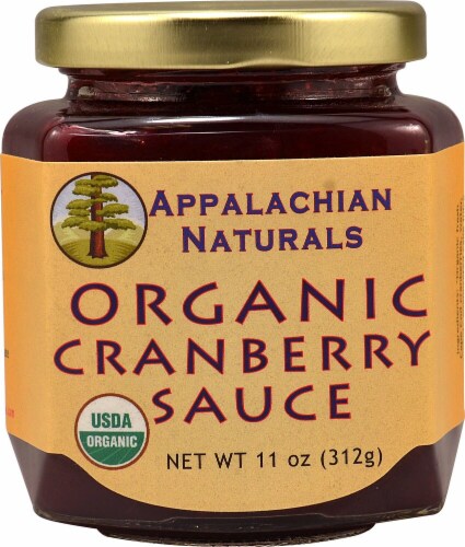 Appalachian Naturals  Organic Cranberry Sauce Perspective: front