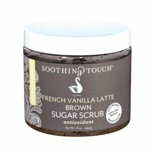 Soothing Touch French Vanilla Latte Brown Sugar Scrub Perspective: front