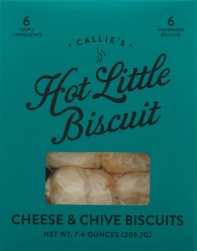 Callie's Hot Little Biscuit Cheese & Chive Biscuits Perspective: front