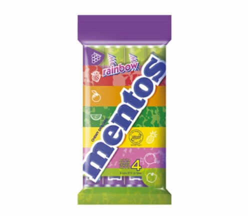 Mentos Rainbow Chews Perspective: front