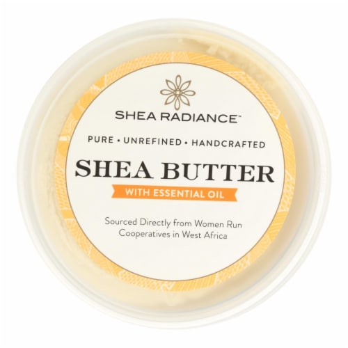 Shea Radiance Shea Butter With Essential Oil - 1 Each - 7.5 OZ Perspective: front
