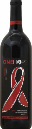 One Hope Merlot Red Wine Perspective: front