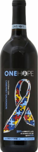One Hope Cabernet Sauvignon Red Wine Perspective: front