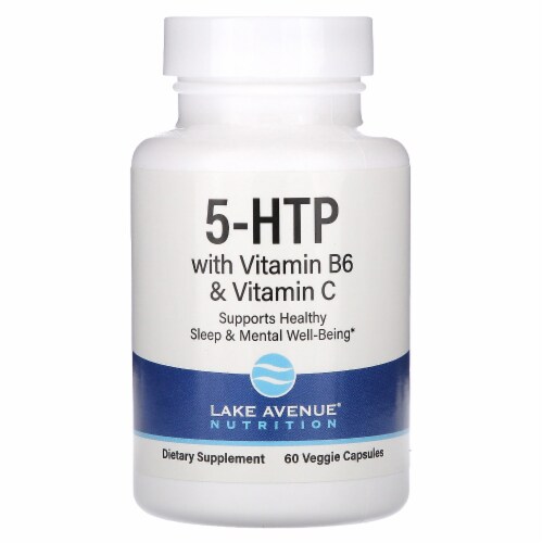 Lake Avenue Nutrition 5HTP with Vitamin B6 & Vitamin C 100 mg 60