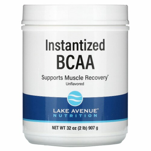 Lake Avenue Nutrition Instantized BCAA Powder Unflavored 32 oz (907 g