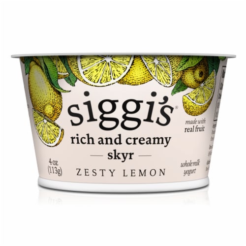 Siggi’s® Lemon Skyr Icelandic-Style Strained Triple Cream Yogurt