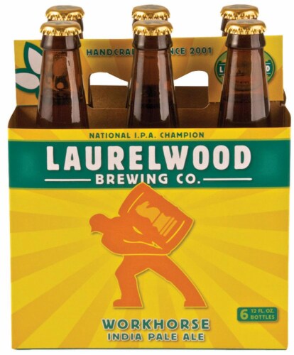 Laurelwood Brewing Co. Workhorse IPA Perspective: front