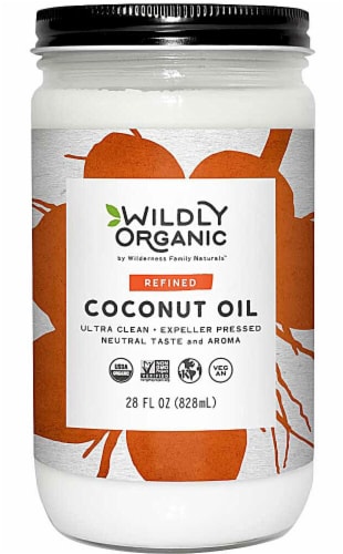 Wildly Organic  Refined Coconut Oil Perspective: front
