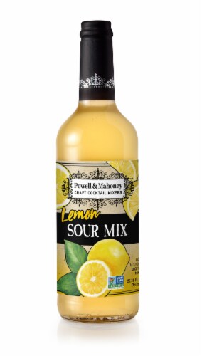 Powell & Mahoney Lemon Sour Cocktail Mixer Perspective: front